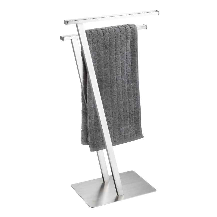 WENKO 24397100 - Dvieļu turētājs LIRIO 20x76,5 cm nerūsējošā tērauda satīna apdare