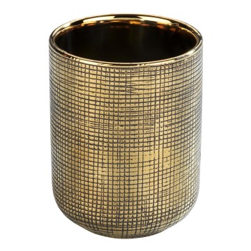WENKO 24400100 - Zobu suku glāzīte RIVARA 7,5x9,5 cm zelta