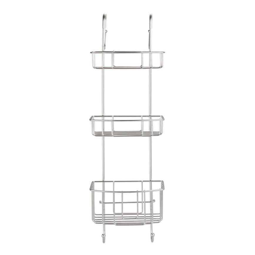 WENKO 24422100 - Plaukts OLESI 22,5x70 cm nerūsējošā tērauda/sudraba