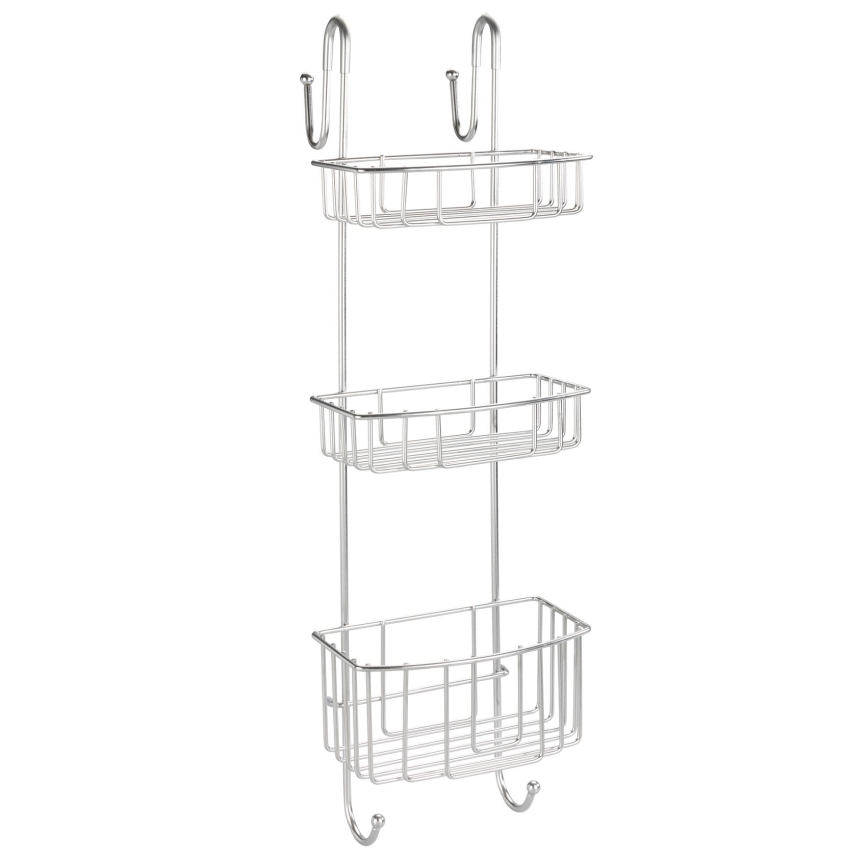 WENKO 24422100 - Plaukts OLESI 22,5x70 cm nerūsējošā tērauda/sudraba