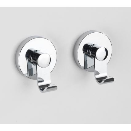WENKO 24466100-Āķis VACUUM-LOC 6x7 cm spīdīgs hroms