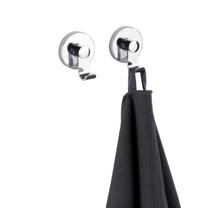 WENKO 24466100-Āķis VACUUM-LOC 6x7 cm spīdīgs hroms