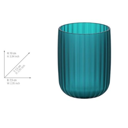 WENKO 24479100 - Tase AGROPOLI 7,5x10 cm tirkīza