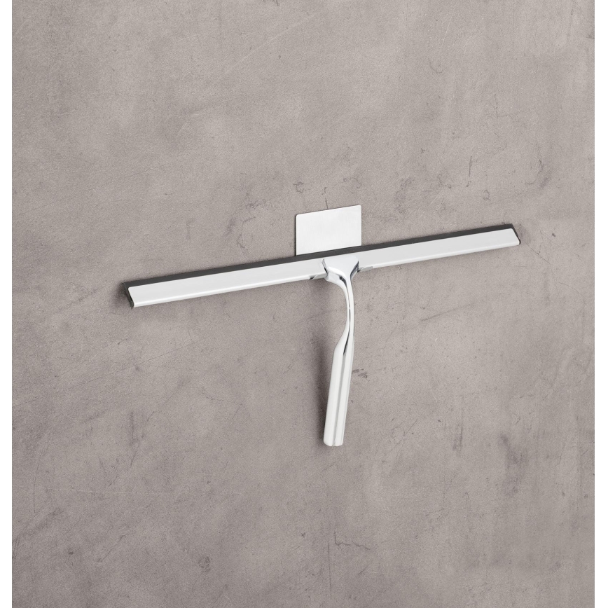 WENKO 24506100 - Stikla rakelīte TERNI 40x17 cm, spīdīgs hroms