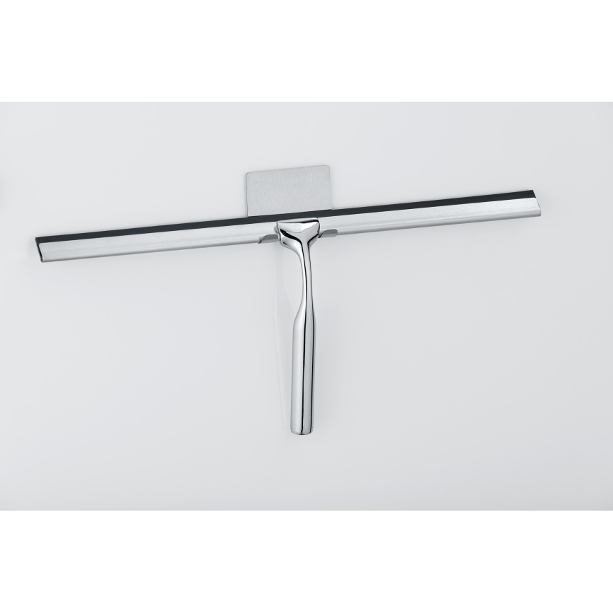 WENKO 24506100 - Stikla rakelīte TERNI 40x17 cm, spīdīgs hroms