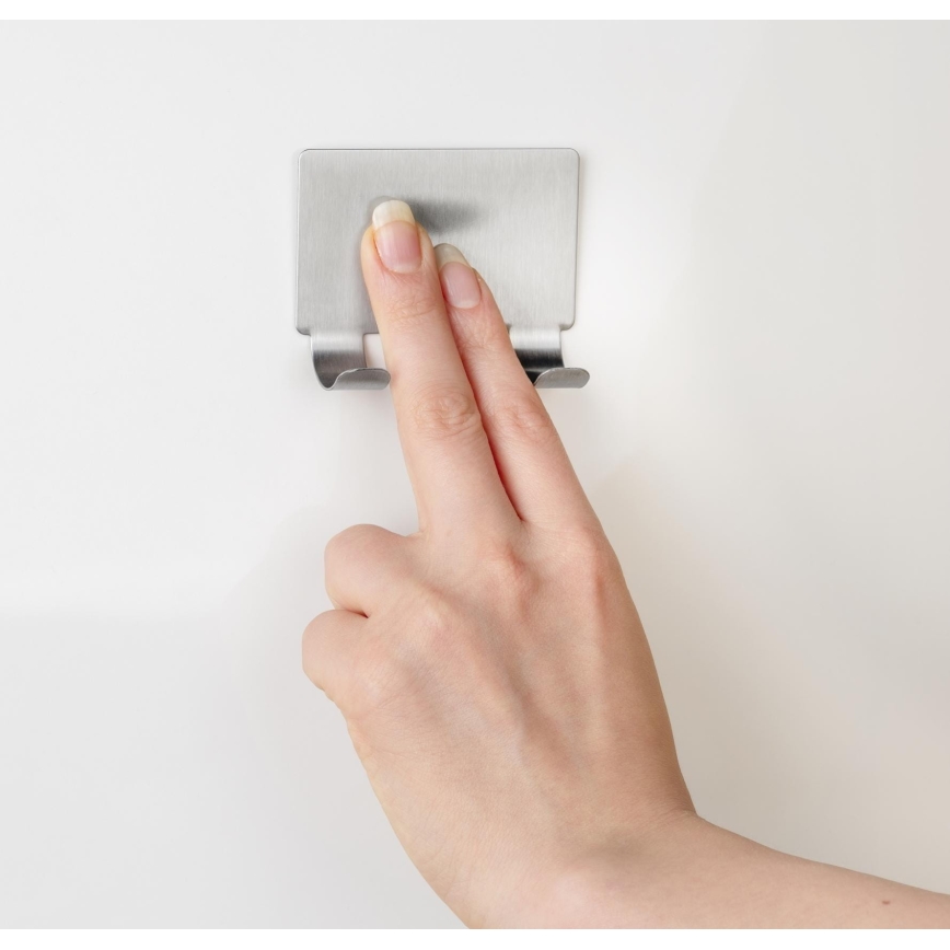 WENKO 24506100 - Stikla rakelīte TERNI 40x17 cm, spīdīgs hroms