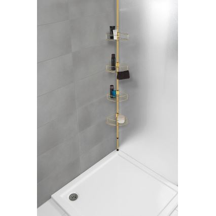 WENKO 24569100-Stūra plaukts DOLCEDO 31x275 cm zelta