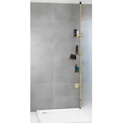 WENKO 24569100-Stūra plaukts DOLCEDO 31x275 cm zelta