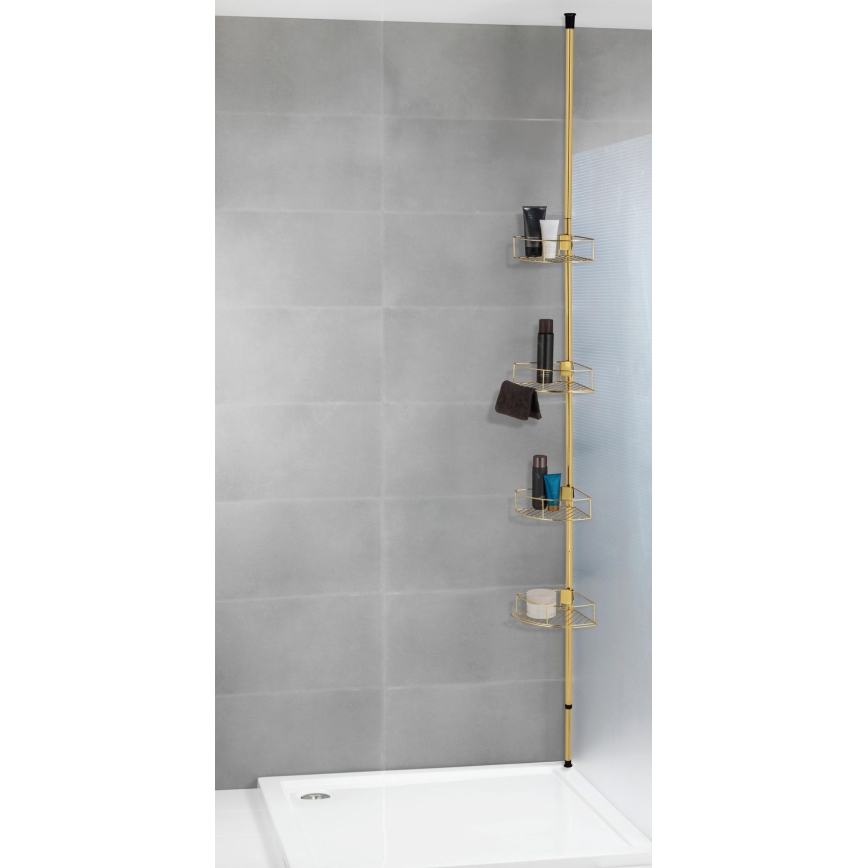 WENKO 24569100-Stūra plaukts DOLCEDO 31x275 cm zelta
