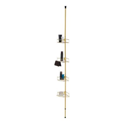 WENKO 24569100-Stūra plaukts DOLCEDO 31x275 cm zelta