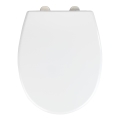 WENKO 24571100-WC tualetes sēdeklis VORNO NEO 46x37 cm balts/sudrabs