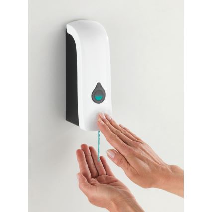 WENKO 24588100 - RANERA šķidro ziepju dozators, 740 ml, balts/melns