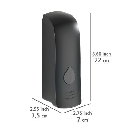 WENKO 24589100-Ziepju dozators RANERA 740 ml melns