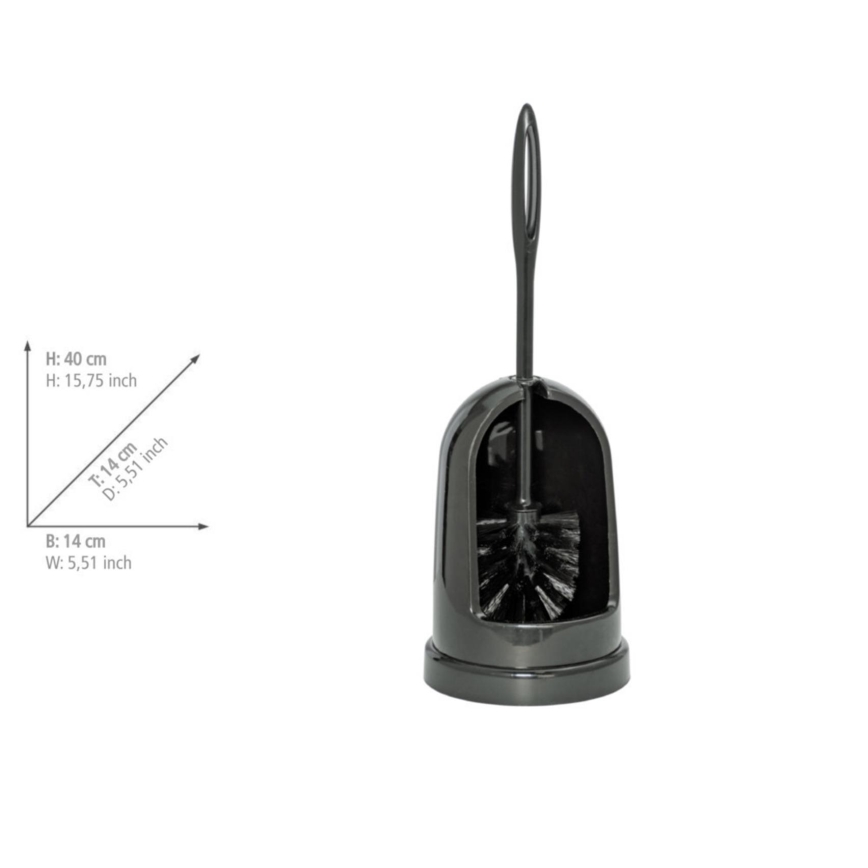 WENKO 24637100 - WC birste STANDARD 14x40 cm melna