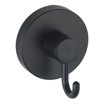 WENKO 24730100-apaļais VACUUM-LOC āķis, melns, 6x6,7 cm