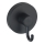 WENKO 24730100-apaļais VACUUM-LOC āķis, melns, 6x6,7 cm