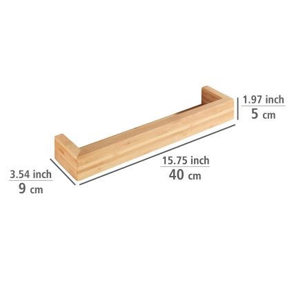 WENKO 24743100 - Statīvs BAMBUSA 40x9 cm brūns