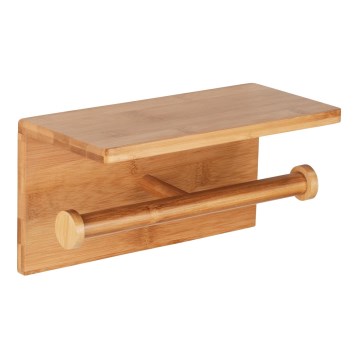 WENKO 24745100 - Tualetes papīra turētājs BAMBUSA 25x13 cm brūns