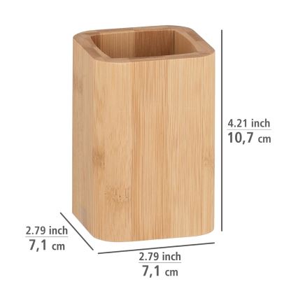 WENKO 24746100 - BAMBUSA krūzīte 7,1x10,7 cm brūna