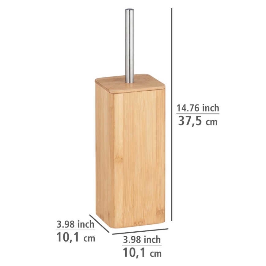 WENKO 24748100 - WC birste BAMBUSA 10x37,5 cm brūna