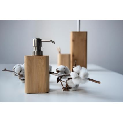 WENKO 24748100 - WC birste BAMBUSA 10x37,5 cm brūna