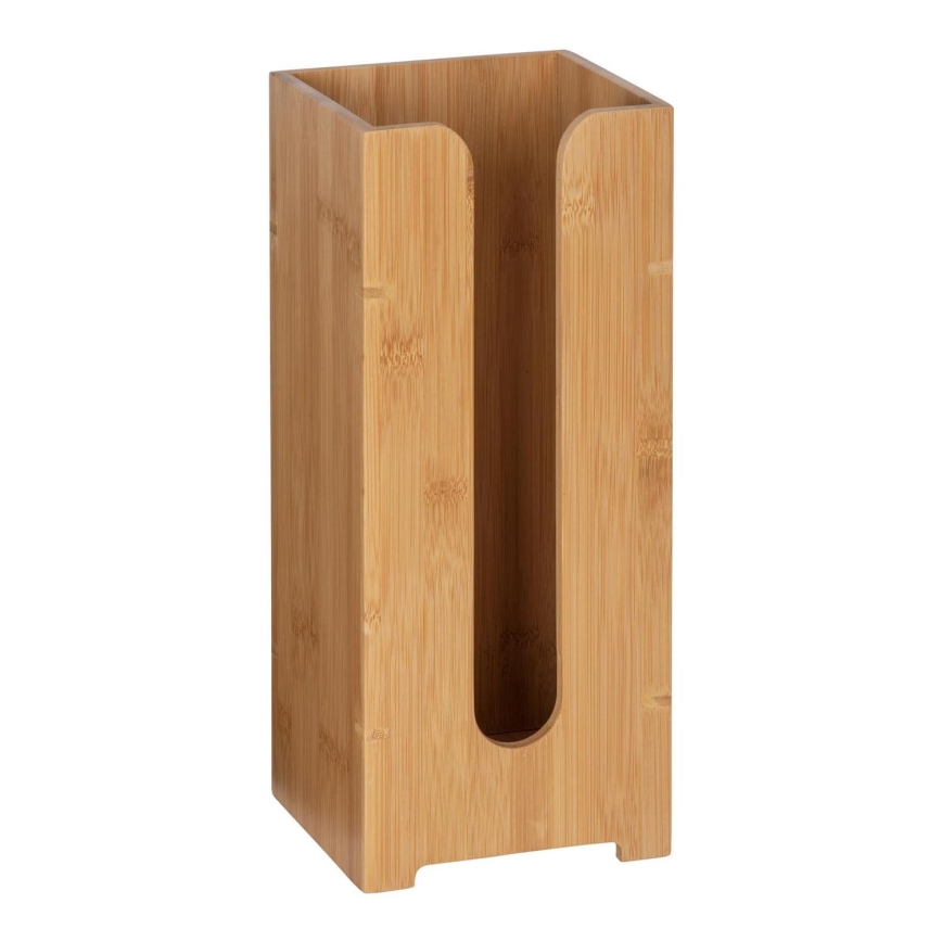 WENKO 24749100 - Tualetes papīra turētājs BAMBUSA 15x35,5 cm brūns