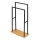 WENKO 24752100 - Dvieļu turētājs BAMBUSA 46x80 cm melns/brūns