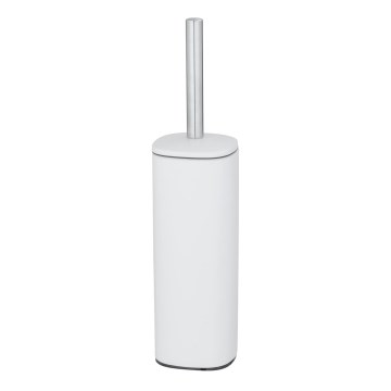 WENKO 24776100 - Tualetes birste ALASSIO 9,3x39,2 cm nerūsējošais tērauds/balts