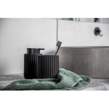 WENKO 24804100 - Ziepju dozators BELLUNO 8x13,5 cm melns