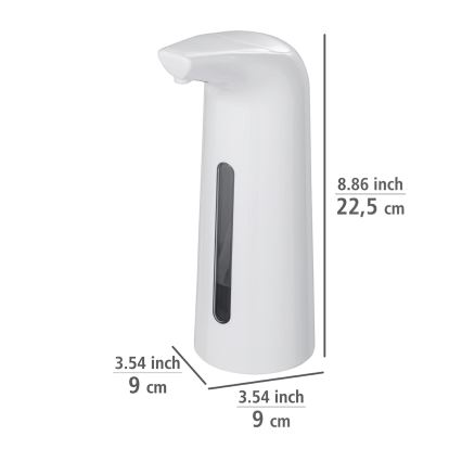WENKO 24841100-ziepju dozators LARINO 9x21,5 cm balts
