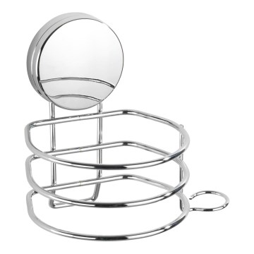 WENKO 24857100 - fēna turētājs STATIC-LOC + OSIMO 14x13 cm spīdīgs hroms