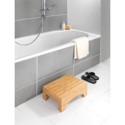 WENKO 24870100 - Taburete BAMBUSA 40x30 cm brūna
