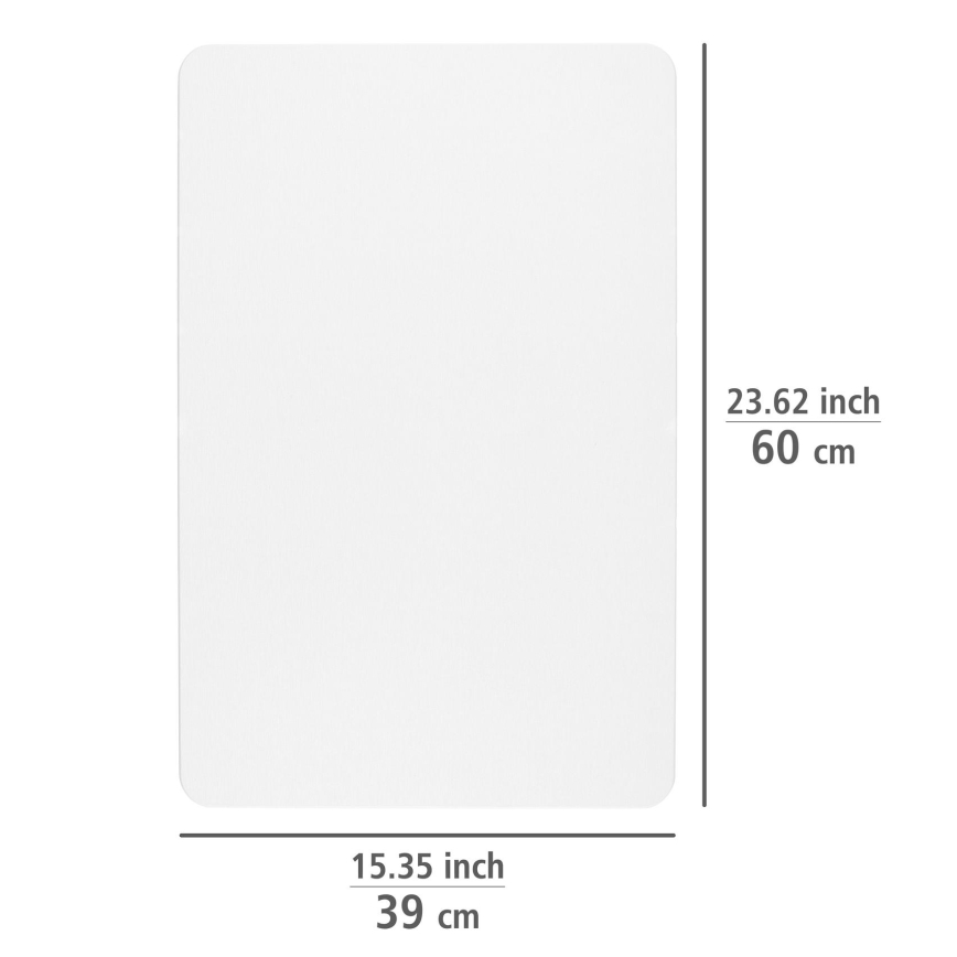 WENKO 24935100-paklājiņš SIMI 39x60 cm balts
