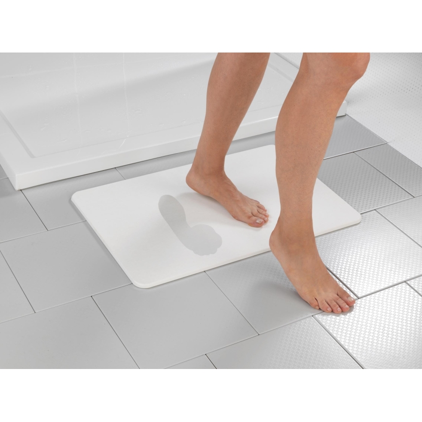WENKO 24935100-paklājiņš SIMI 39x60 cm balts