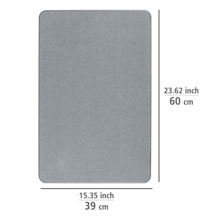WENKO 24936100 - SIMI paklājs 39x60 cm, pelēks