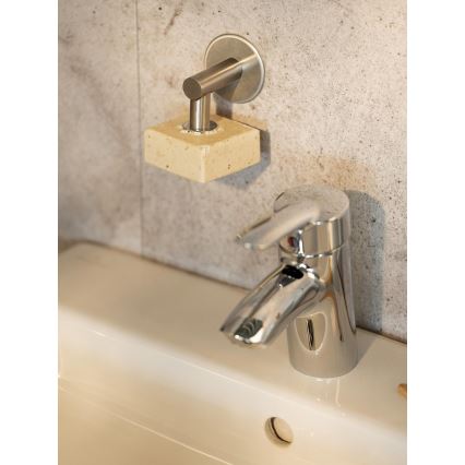 WENKO 24971100-Ziepju turētājs TURBO-LOC 4,5x7 cm sudraba
