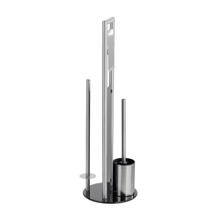 WENKO 24981800 - WC komplekts RAVINA 20x70 cm, nerūsējošais tērauds/sudraba
