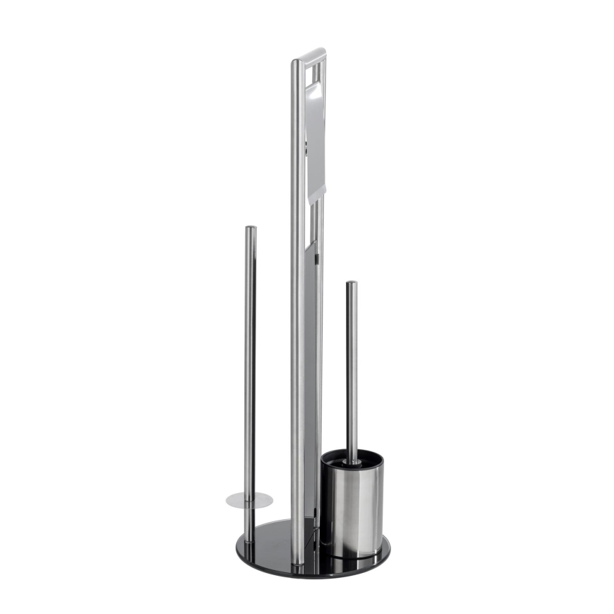 WENKO 24981800 - WC komplekts RAVINA 20x70 cm, nerūsējošais tērauds/sudraba