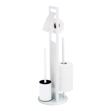 WENKO 24983800 - WC komplekts RAVINA 20x70 cm nerūsējošais tērauds/balts