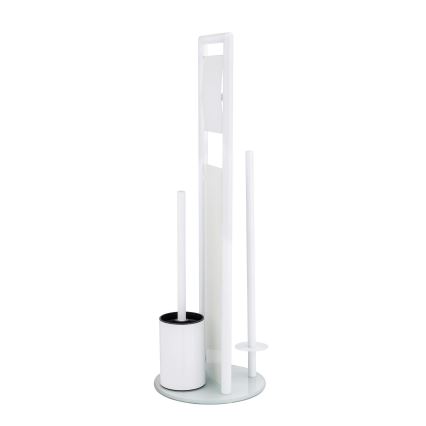 WENKO 24983800 - WC komplekts RAVINA 20x70 cm nerūsējošais tērauds/balts