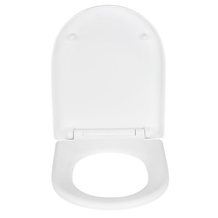 WENKO 24988100-WC tualetes sēdeklis EXCLUSIVE 45x36,5 cm balts/sudraba