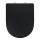 WENKO 24989100 - WC sēdeklis EXCLUSIVE 36,5x45 cm melns/sudraba
