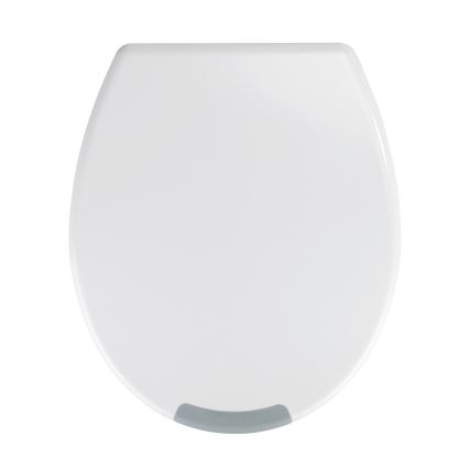 WENKO 25005100-Tualetes sēdeklis SECURA 37x44 cm balts/pelēks