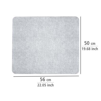 WENKO 2511910800 - Pārklājuma plāksne 50x56 cm, caurspīdīga/pelēka