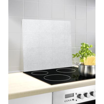 WENKO 2511910800 - Pārklājuma plāksne 50x56 cm, caurspīdīga/pelēka