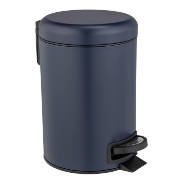 WENKO 25153100 - Atkritumu tvertne LEMAN 17x25 cm zila/melna