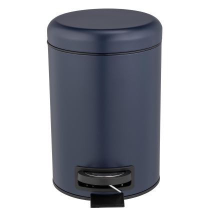 WENKO 25153100 - Atkritumu tvertne LEMAN 17x25 cm zila/melna