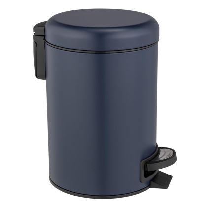 WENKO 25153100 - Atkritumu tvertne LEMAN 17x25 cm zila/melna