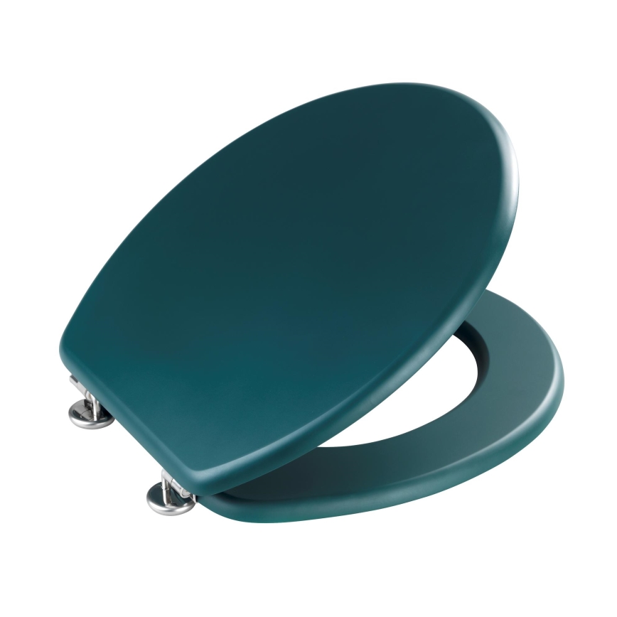 WENKO 25171100-WC tualetes sēdeklis PRIMA 37x41 cm zaļš/sudraba