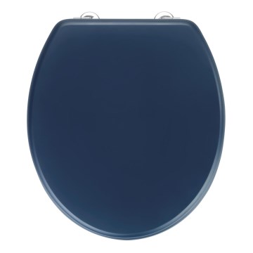 WENKO 25172100-WC tualetes sēdeklis PRIMA 37x41 cm zils/sudraba